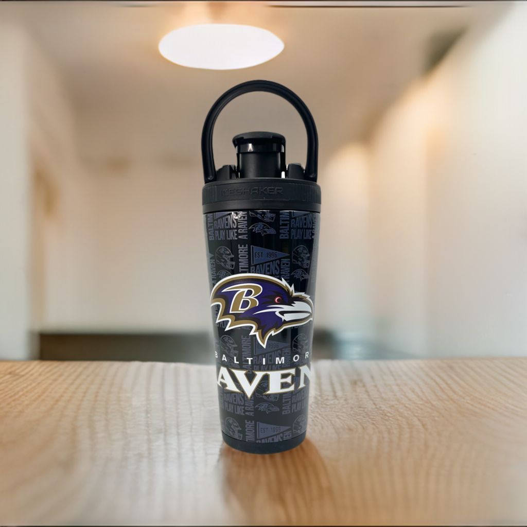 Baltimore Ravens 26oz 4D Ice Shaker