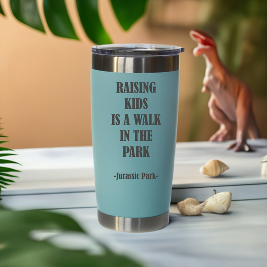 20 oz "Jurassic Park" Mug For Mothers Day: Ocean Blue