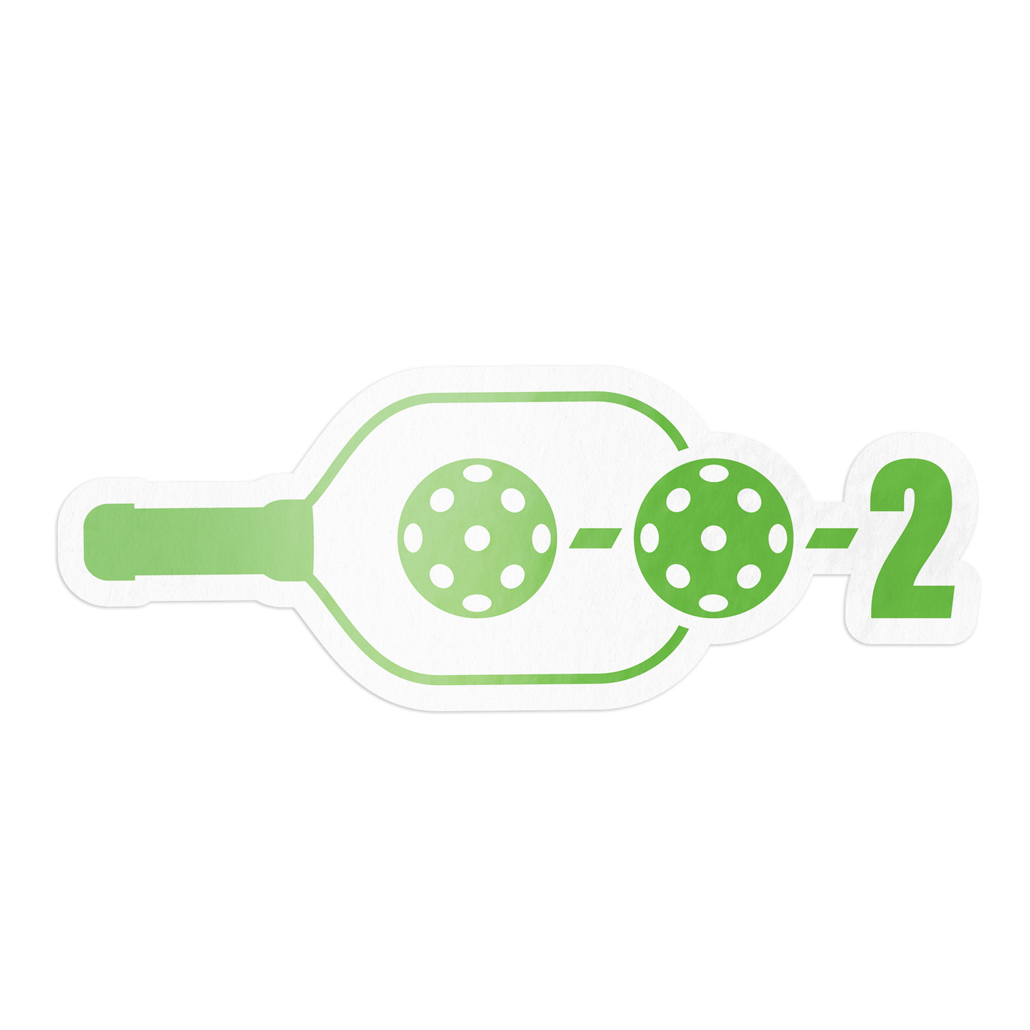 Barrel Down South - 0-0-2 Pickleball Sticker