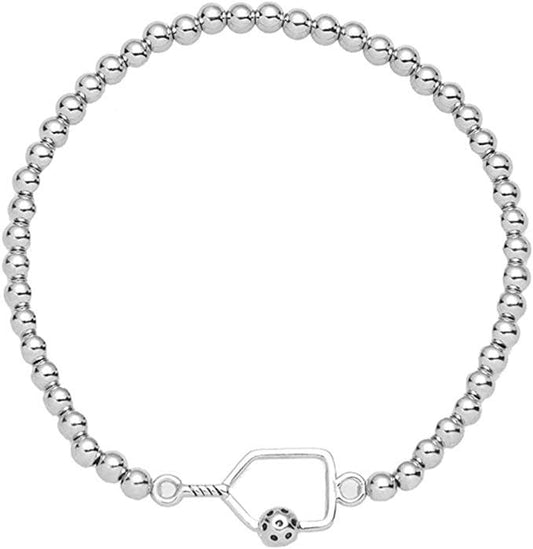 Beaded Pickleball Bracelet - Born To Rally