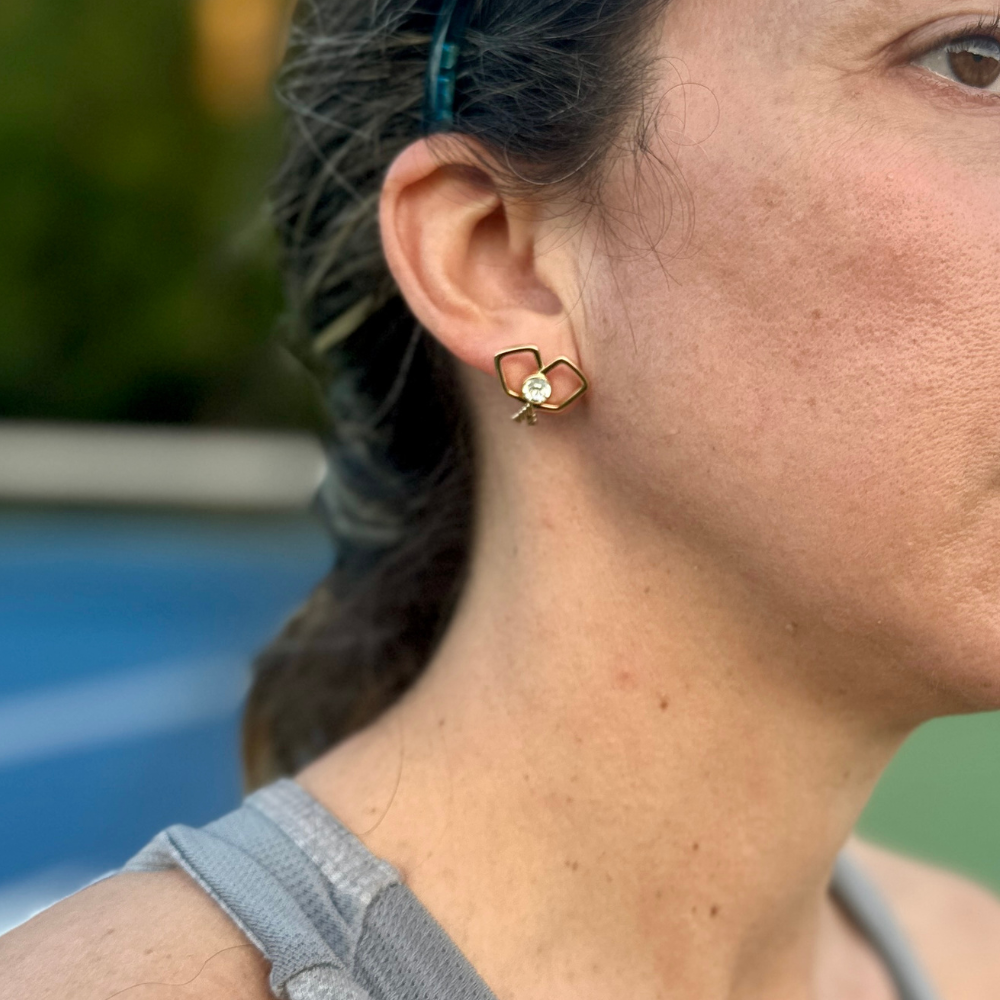 Pickleball Paddle Stud Earrings