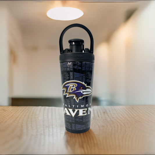 Baltimore Ravens 26oz 4D Ice Shaker