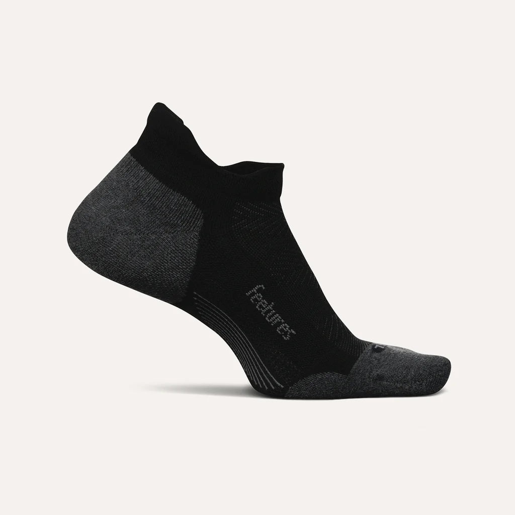 Feetures - Elite NST  Basic With Midblock Athletic Socks - Black
