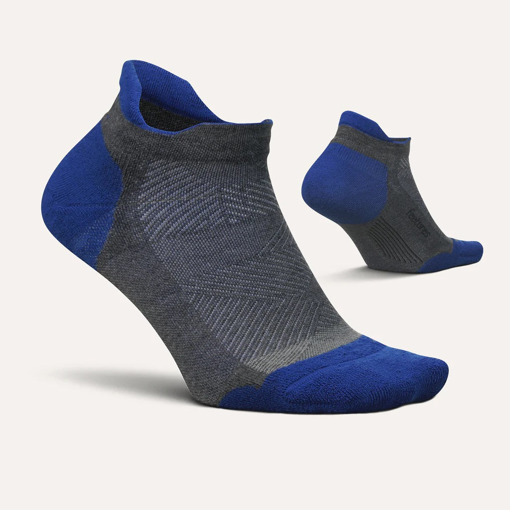Feetures - Elite NST Light Cushion Athletic Socks- TS Midblock Boost Blue