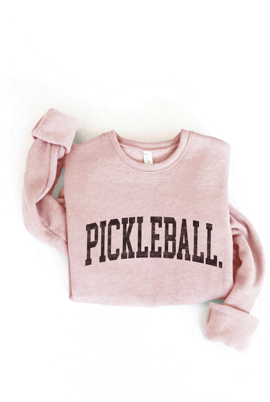 PICKLEBALL Graphic Sweatshirt:  ROSE