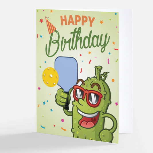 Pickleball Pickled Birthday Card